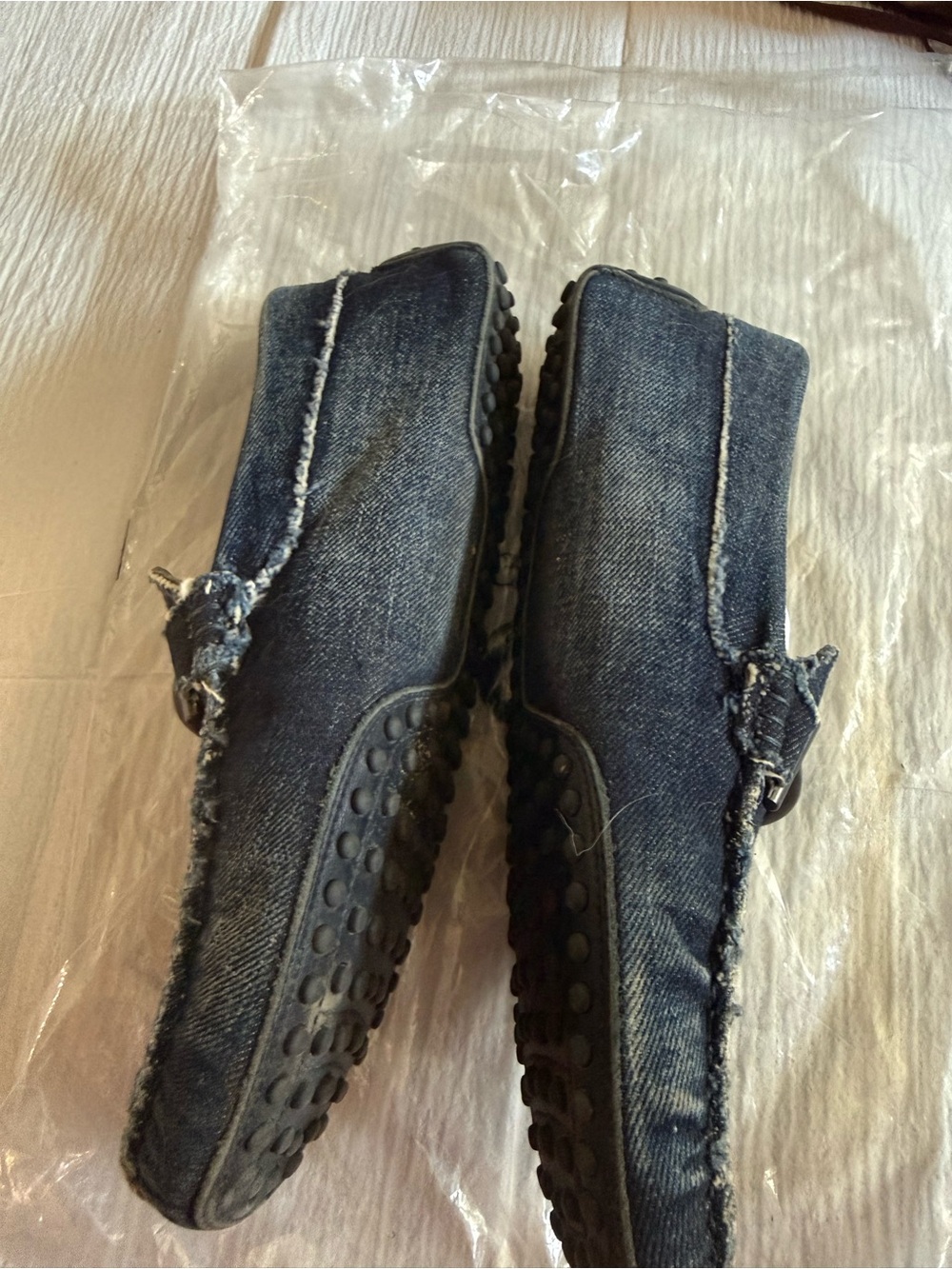 Tod's Denim Driving Loafers - Picture 3 of 6